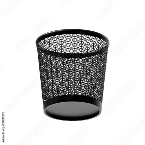 3d icon office bin