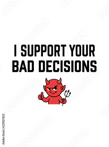 Supportive Devil Figure Motif.