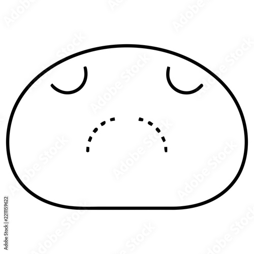 Sad face icon