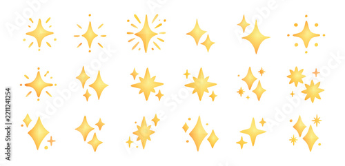 set of sparkle stars