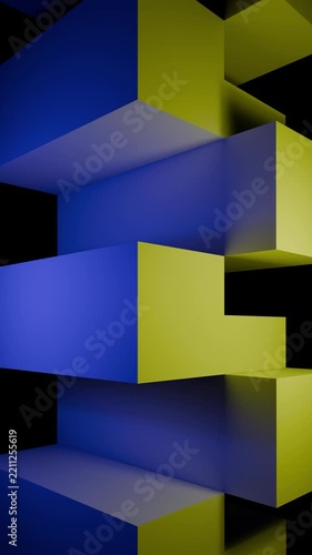 abstract background with squares Potrait