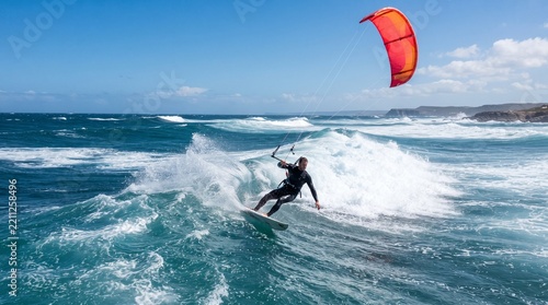 Extreme Water Sport Wave Action