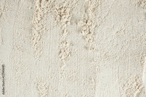 Milled grain flour surface detail for baking background