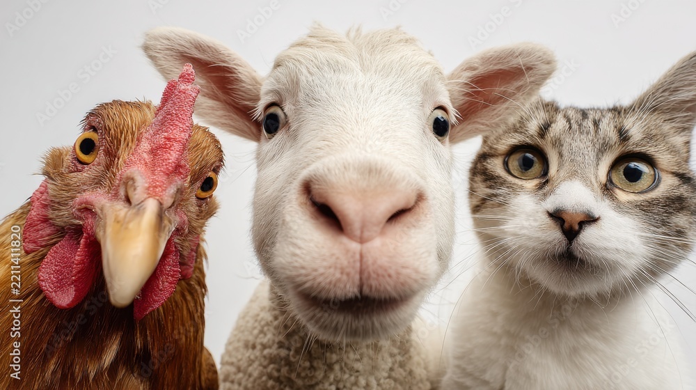 Obraz premium Animals Looking at Camera