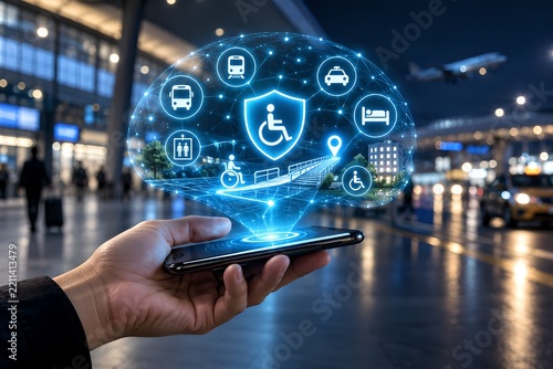 AI Accessible Tourism Assistant on Smartphone