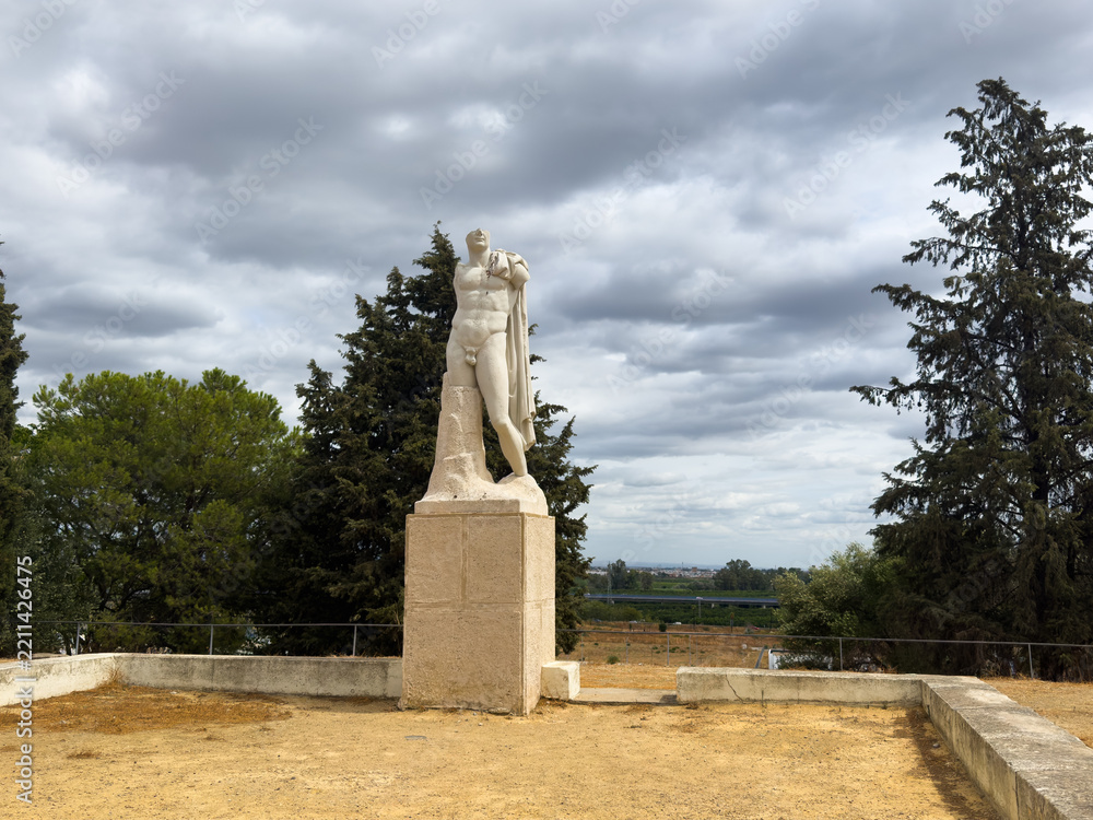 Fototapeta premium Italica, an ancient Roman city in Hispania; its site is close to the town of Santiponce in the province of Seville, Spain.