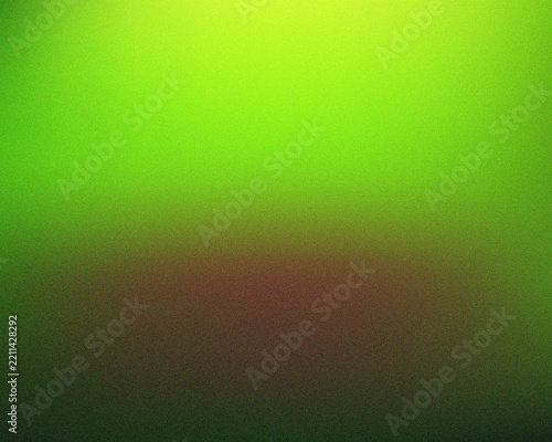 Fotografie Vibrant emerald green light gradient with dark shadow edges and grainy texture f