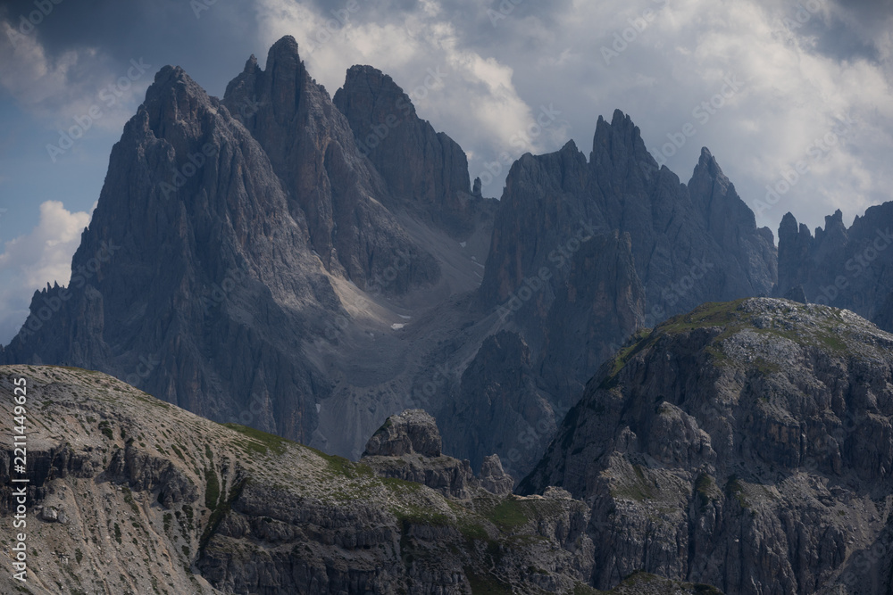 Fototapeta premium dolomite alps in italy, Tre Cime