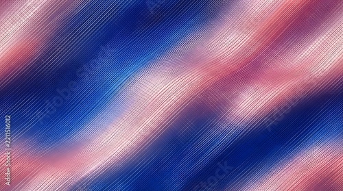 Holographic film gradient in mahogany and mint hues, with a layered terrace pattern, artistic abstract gradient background design