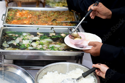 chef preparing food in the kitchen