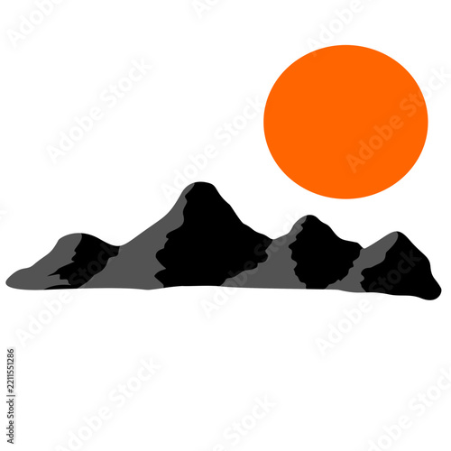 Illustration of Mount Fuji