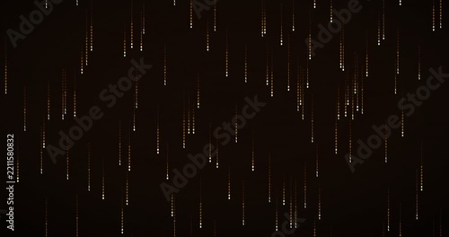 Binary code streams fall steadily in this amber terminal animation, creating a neon cipher effect.