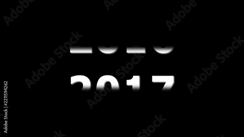 Digital year counter animation. rapidly scrolling calendar dates for time travel or historical timeline motion. 2000 to 2032 animation.