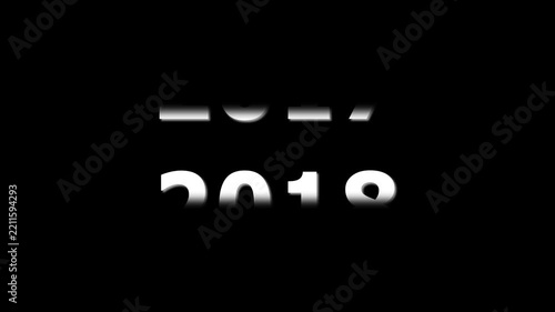 Digital year counter animation. rapidly scrolling calendar dates for time travel or historical timeline motion. 2000 to 2034 animation.