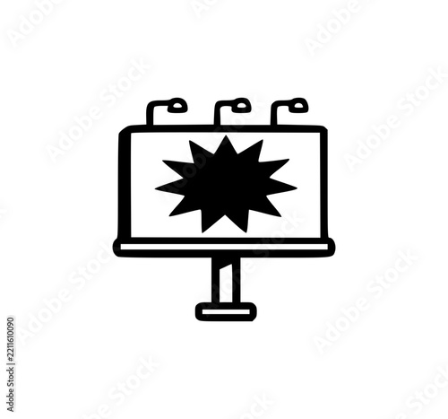 Billboard Ad Icon