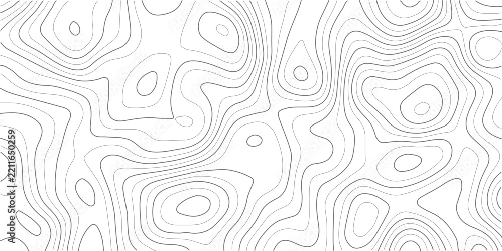 Obraz premium Abstract topographic map contour lines pattern background with geography background elevation lines cartography design