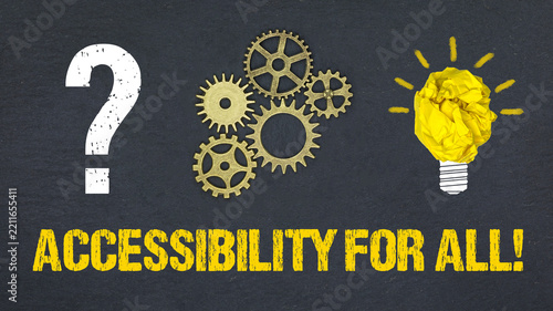 Plakat accessibility for all! 