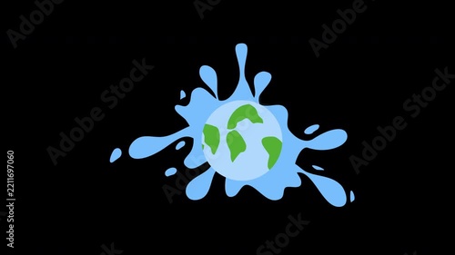 water drop world water day illustration