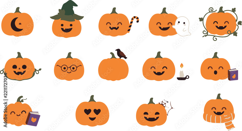 Fototapeta premium Creative jack o lantern illustration for halloween celebration featuring a carved pumpkin with a spooky face design