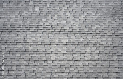 close up on roof shingle background