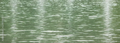 Panel kuchenny z motywem Green water ripples surface texture background