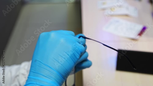 Medical optical work for vision correction and lens assembly