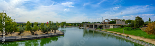 Panorámica del Parque Juan Carlos I de Madrid