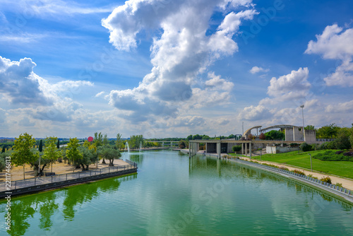 Panorámica del Parque Juan Carlos I de Madrid