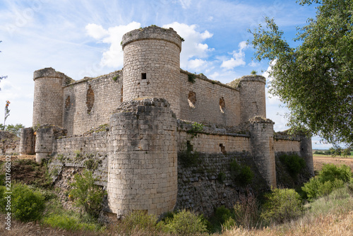 Fotografie Castillo medieval de Pioz, Guadalajara, castilla la mancha, españa