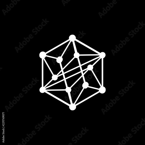 3d rendered illustration of a cube with a letter