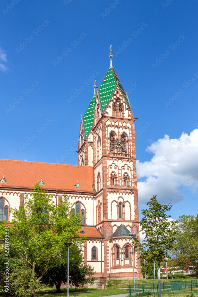 Fototapeta premium Altstadt, Freiburg im Breisgau, Germany 