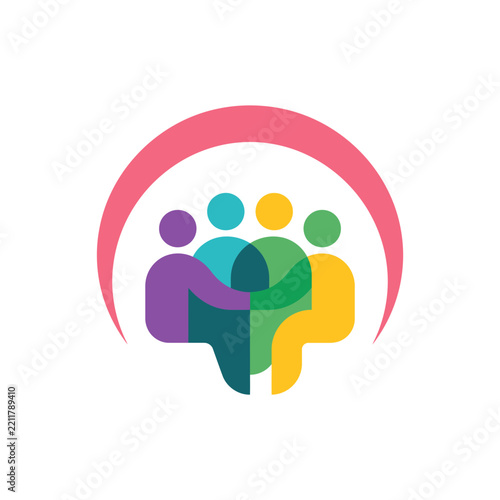 vector illustration of a family icon