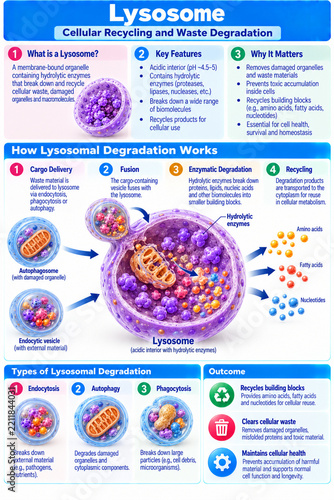 Lysosome Cellular Recycling Waste Degradation