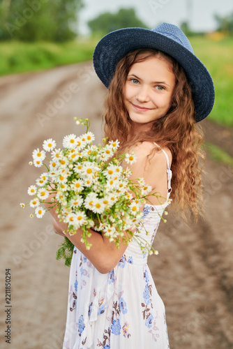 Obraz na płótnie Summer Daisy Portrait