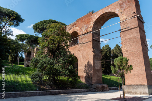 Domitianic Aqueduct and Palatine Water Supply Ruins, Rome