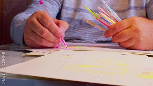 Inspiring 4K time-lapse of a freelance designer drawing at a cozy desk. Perfect for remote work concepts, productivity vlogs, business presentations, and career lifestyle content.