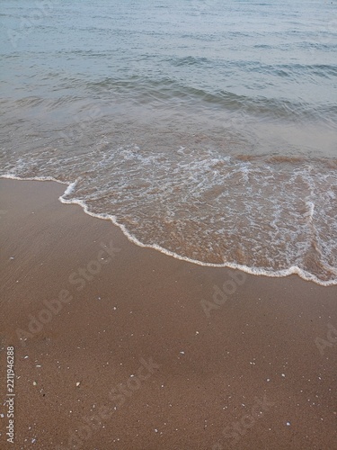 waves on the beach