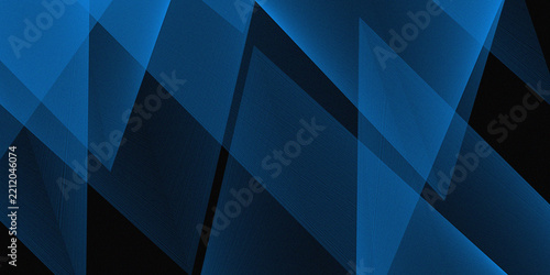 Abstract Dark Blue Geometric Overlay Background with Grainy Noise Texture and Neon Glow