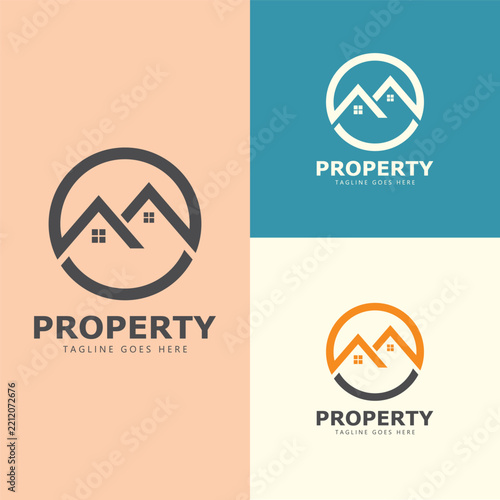 Minimalist Real Estate Property Logo