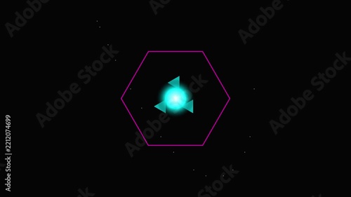 Abstract Cinematic Motion Graphic Background