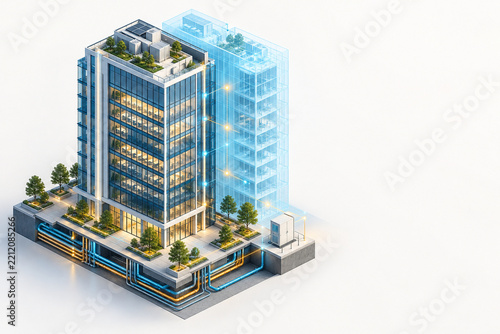 Building digital twin and infrastructure monitoring