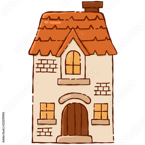Cozy Cottage Illustration