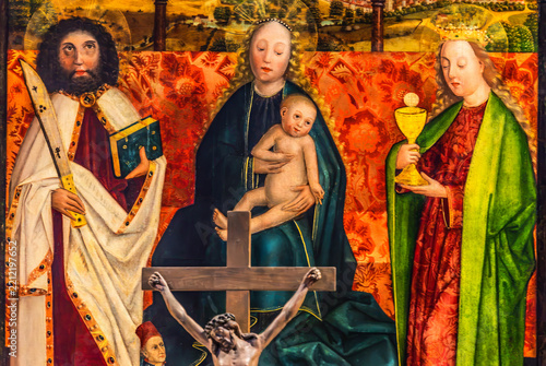 Obraz na plátně Krell Altarpiece St Lawrence Saint Lorenz Protestant Church Nuremberg Germany