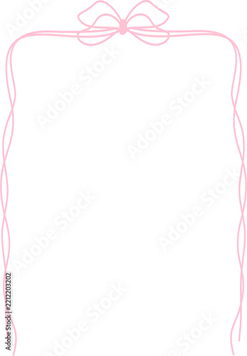pink ribbon frame