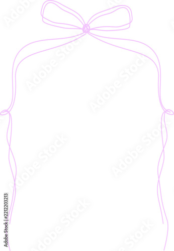 pink ribbon frame