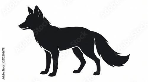 vector illustration of a wolf
