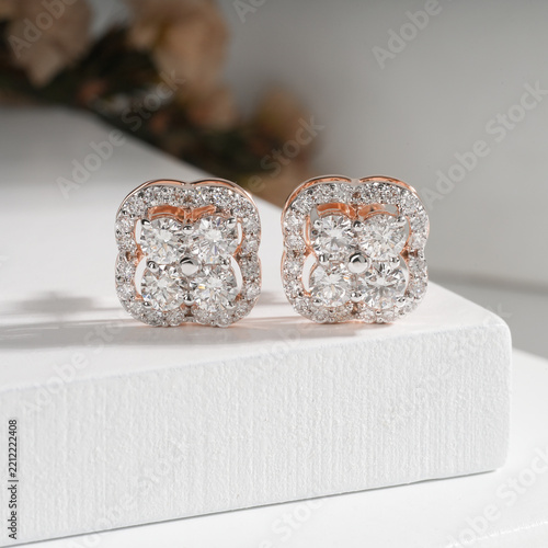 delicate diamond earrings for daily wear  