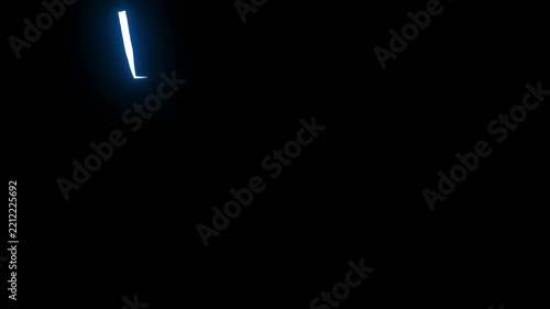 Realistic blue electric lightning storm with bright thunder flash and glowing energy explosion, storm with lightning energy burst flash fx animation, electric strike isolated on black screen, 4k