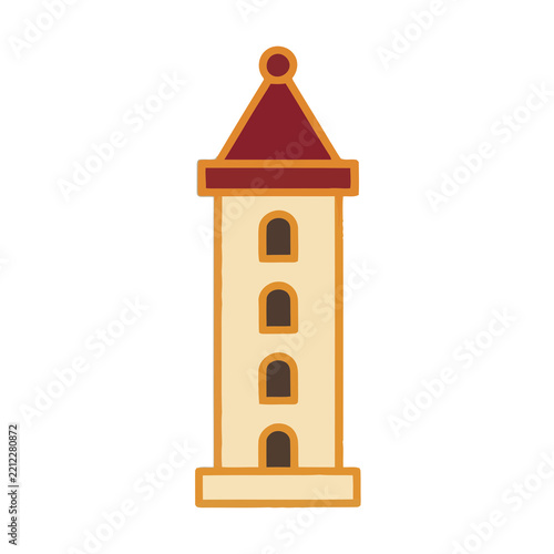 Stylized Tower Illustration