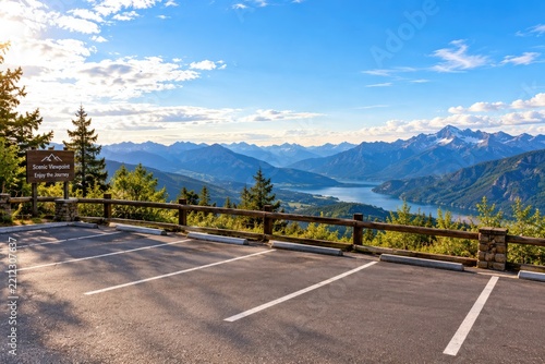 Scenic Viewpoint with parking space